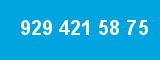 929 421 58 75 929 421 58 75